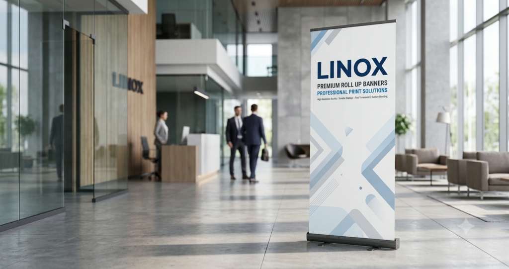Make Your Brand Stand Out with Roll-Up Banners in Dubai