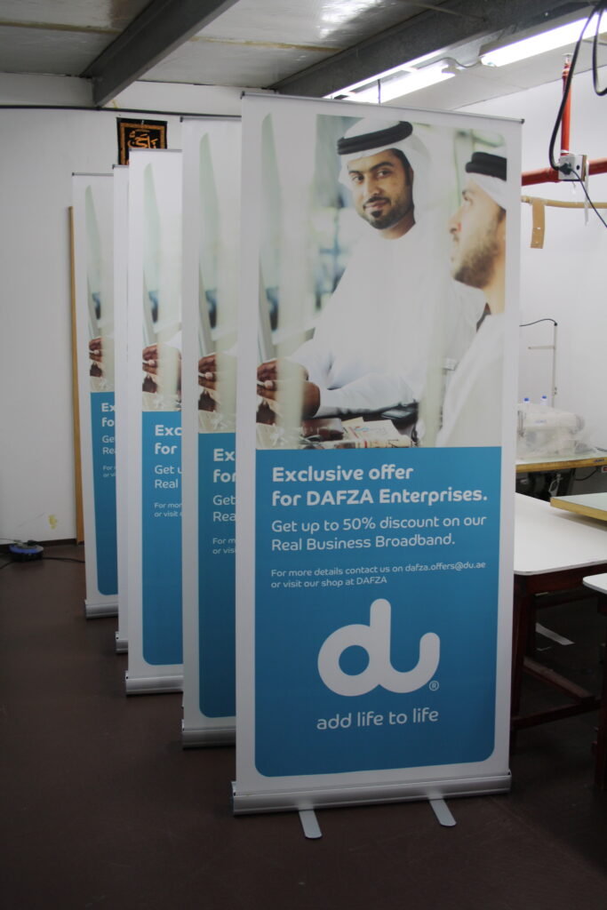 Complete Solutions for Roll Up Banners in Dubai: Effective Marketing Displays