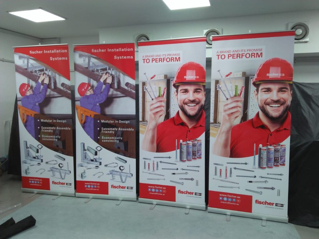 Complete Solutions for Roll Up Banners in Dubai: Effective Marketing Displays